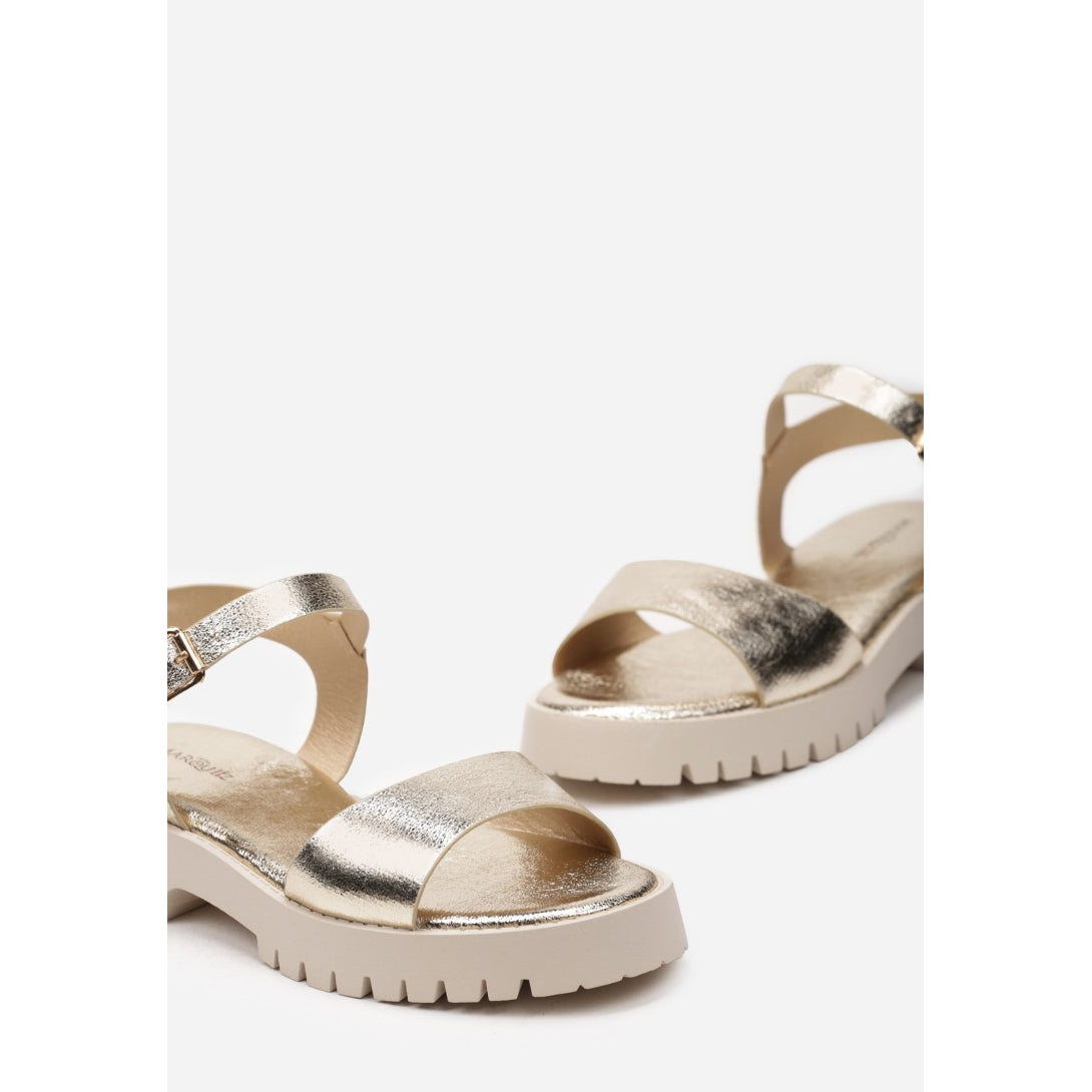 Flache Sandalen