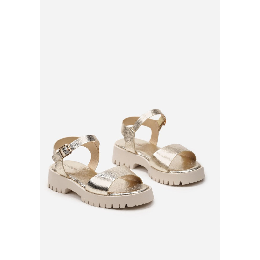 Flache Sandalen