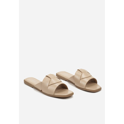 Flache Sandalen