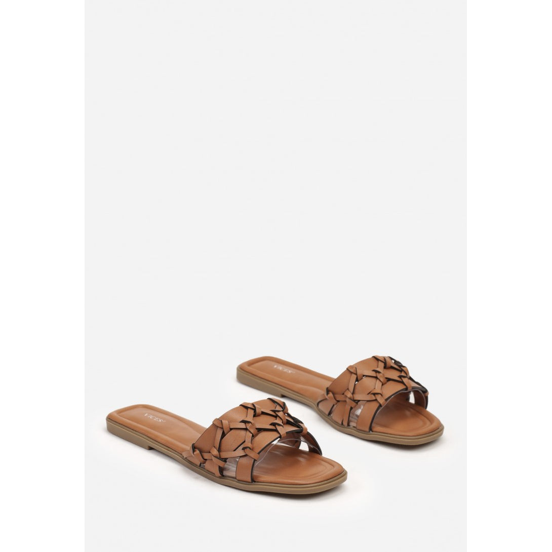 Flache Sandalen