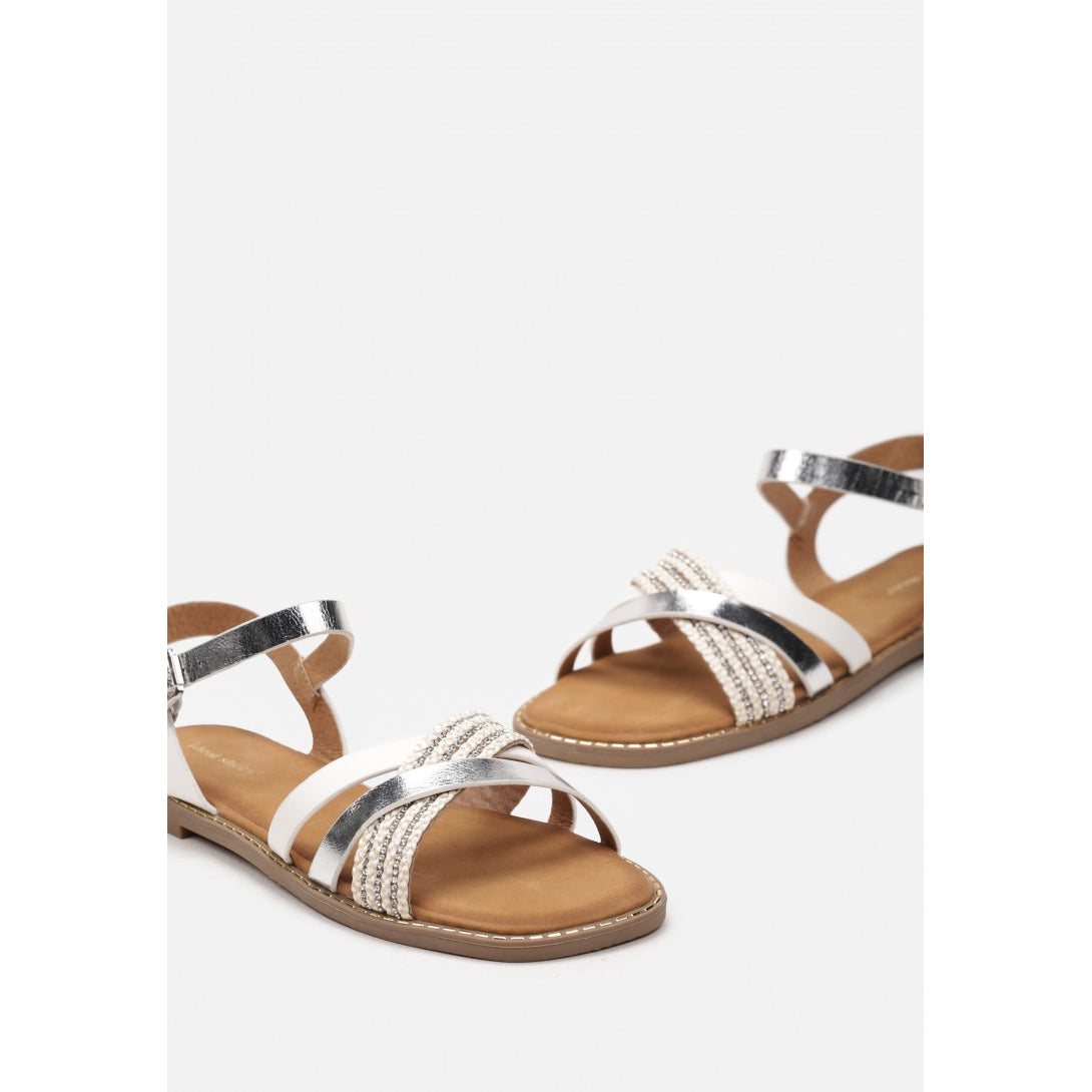 Flache Sandalen