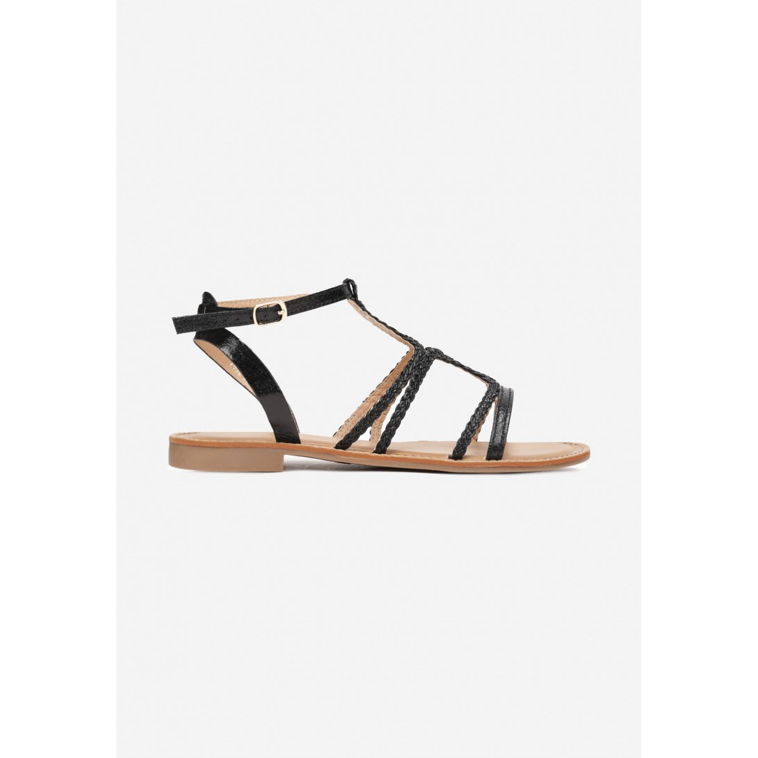 Flache Sandalen