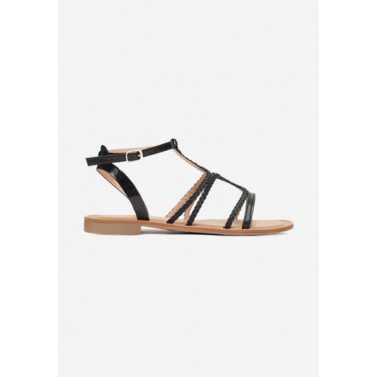 Flache Sandalen