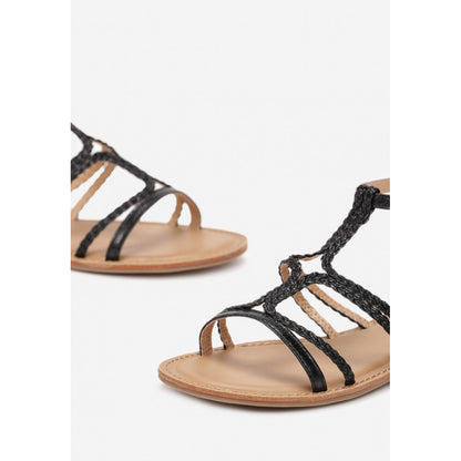 Flache Sandalen