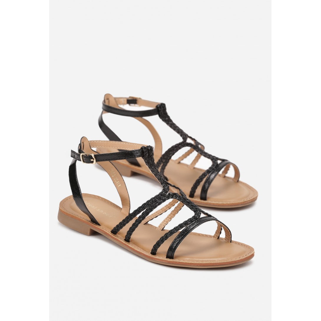 Flache Sandalen