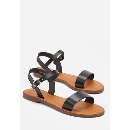 Flache Sandalen