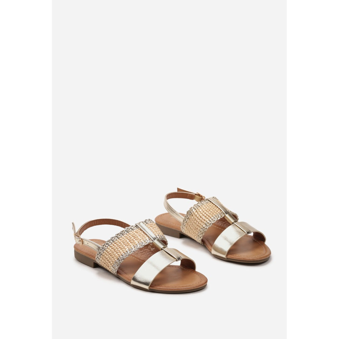 Flache Sandalen