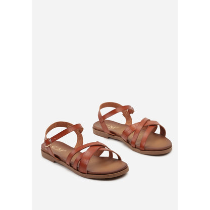 Flache Sandalen