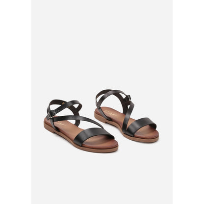 Flache Sandalen