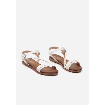 Flache Sandalen