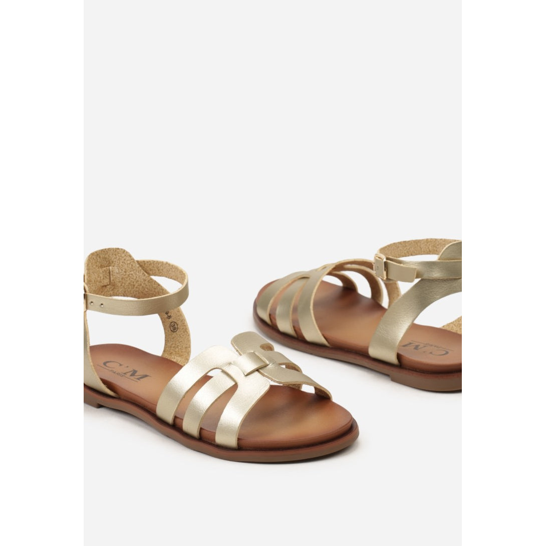 Flache Sandalen