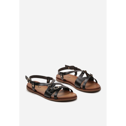 Flache Sandalen